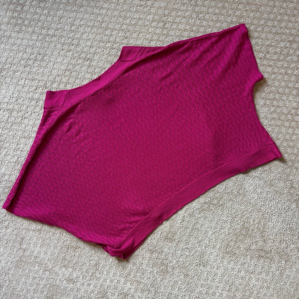 Catherines Raspberry Open Cardigan size 3x - Picture 2 of 8